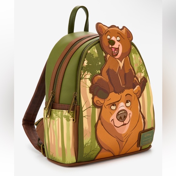 NWT Loungefly Disney Brother Bear Koda and Kenai Mini Backpack - Picture 2 of 4